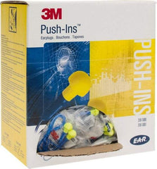 3M - Reusable, Corded, 28 dB Earplugs - Yellow, 100 Pairs - Apex Tool & Supply
