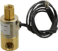 KIP - 1/4" Port, Direct Acting, Brass Solenoid Valve - Normally Open, 140 Max PSI, Buna-N Seal - Apex Tool & Supply