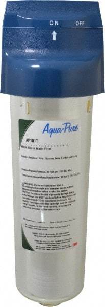 3M Aqua-Pure - 4-9/16 Inch Outside Diameter, 9-3/4 Inch Cartridge Length, 5 Micron Rating, Cartridge Filter Assembly - 3/4 Inch Pipe, Reduces Dirt and Rust - Apex Tool & Supply