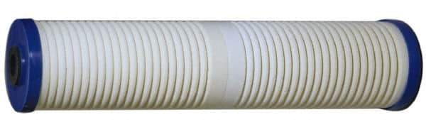 3M Aqua-Pure - 4-1/2" OD, 5µ, Cellulose Fiber Graded-Density Cartridge Filter - 20" Long, Reduces Sediments & Rust - Apex Tool & Supply
