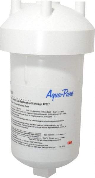 3M Aqua-Pure - 2.0 GPM Max Flow Rate, 3/8 Inch Pipe, Full Flow Undersink Water Filter System - 1 Housing, Reduces Taste, Odor, Chlorine and Sediment - Apex Tool & Supply
