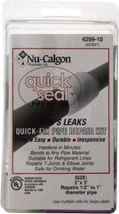 Nu-Calgon - 2" Wide x 3' Long General Purpose Pipe Repair Tape - -450 to 550°F, White - Apex Tool & Supply