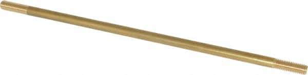 Made in USA - 12" Long, 3/8-16 Thread, Float Valve Rod - Brass, 1/2" Thread Length - Apex Tool & Supply