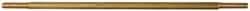 Made in USA - 8" Long, 1/4-20 Thread, Float Valve Rod - Brass, 1/2" Thread Length - Apex Tool & Supply