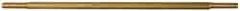 Made in USA - 8" Long, 1/4-20 Thread, Float Valve Rod - Brass, 1/2" Thread Length - Apex Tool & Supply