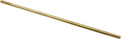 Made in USA - 10" Long, 1/4-20 Thread, Float Valve Rod - Brass, 1/2" Thread Length - Apex Tool & Supply