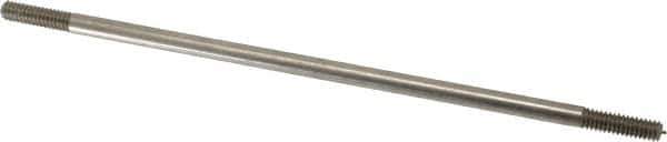 Made in USA - 8" Long, 1/4-20 Thread, Float Valve Rod - Stainless Steel, 1/2" Thread Length - Apex Tool & Supply