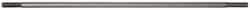 Made in USA - 10" Long, 1/4-20 Thread, Float Valve Rod - Stainless Steel, 1/2" Thread Length - Apex Tool & Supply