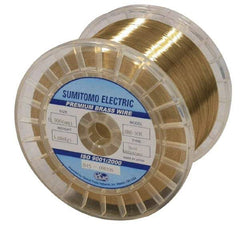 Global EDM - Brass Hard Grade Electrical Discharge Machining (EDM) Wire - 900 N per sq. mm Tensile Strength - Apex Tool & Supply