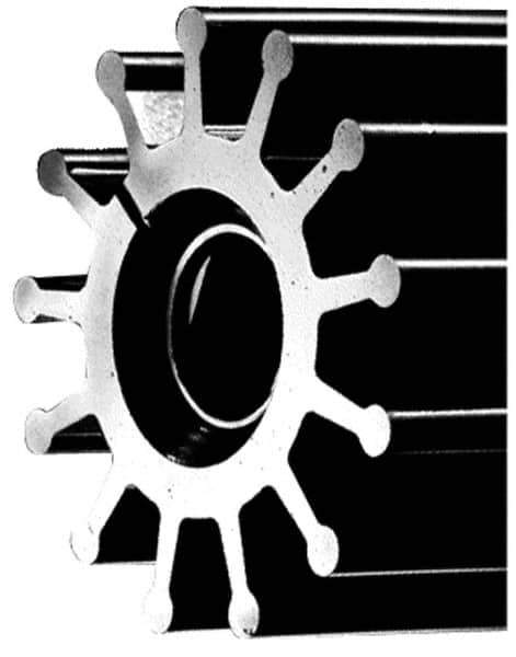 Jabsco - Impeller - Nitrile Repair Part - Contains 1 Nitrile Impeller, For Use with Jabsco Model #'s 30510-4001 & 17430-0003 Flexible Impeller Pump Motors - Apex Tool & Supply