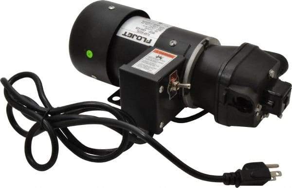 FloJet - 1/10 HP, 1/2 Inlet Size, 1/2 Outlet Size, with Manual onand off Switch, Diaphragm Spray Pump - 115 Input Voltage, Santoprene, Polypropylene, 3.20 Max GPM, 2500 Max RPM, Barbed - Apex Tool & Supply