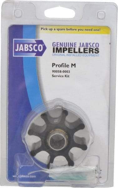 Jabsco - Nitrile Impeller Kit Repair Part - Contains Impeller, Seal, Gasket, For Use with Jabsco Model 6050-0001 Flexible Impeller Pump Motors - Apex Tool & Supply