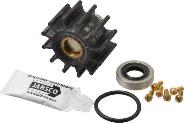 Jabsco - Neoprene Impeller Kit Repair Part - Contains Impeller, Seal, Gasket, For Use with Jabsco Model 11810-0003 Flexible Impeller Pump Motors - Apex Tool & Supply