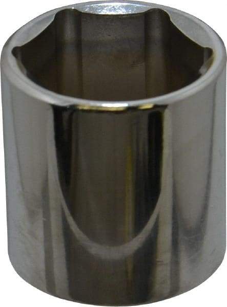 Proto - 3/8" Drive, Standard Hand Socket - 6 Points, 1-5/16" OAL, Chrome Vanadium, Chrome Finish - Apex Tool & Supply