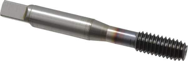 OSG - 5/16-18 UNC H5 Thread Limit Modified Bottoming Thread Forming Tap - Powdered Metal High Speed Steel, TiCN Finish, 2-23/32" OAL, 1-1/8" Thread Length, Right Hand Thread, Series EXOTAP NRT - Apex Tool & Supply