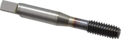 OSG - 5/16-18 UNC H5 Thread Limit Modified Bottoming Thread Forming Tap - Powdered Metal High Speed Steel, TiCN Finish, 2-23/32" OAL, 1-1/8" Thread Length, Right Hand Thread, Series EXOTAP NRT - Apex Tool & Supply