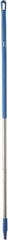 Vikan - 59 x 1-1/4" Aluminum Squeegee Handle - European Threaded Connection, Blue - Apex Tool & Supply