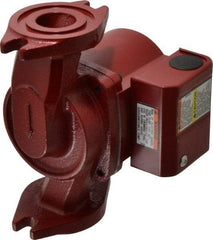 Bell & Gossett - 1/40 hp, 5-9/16" Long, 1 Phase, Cast Iron Housing, Polypropylene Impeller, Inline Circulator Pump - 115 Volt, 60 Hz, 6-3/8" Flange Width, Bell & Gossett Part No. 103267, 150 Max psi, ODP Motor - Apex Tool & Supply