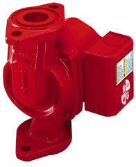 Bell & Gossett - 1/25 hp, 5-9/16" Long, 1 Phase, Cast Iron Housing, Polypropylene Impeller, Inline Circulator Pump - 115 Volt, 60 Hz, 6-3/8" Flange Width, Bell & Gossett Part No. 103251, 150 Max psi, ODP Motor - Apex Tool & Supply