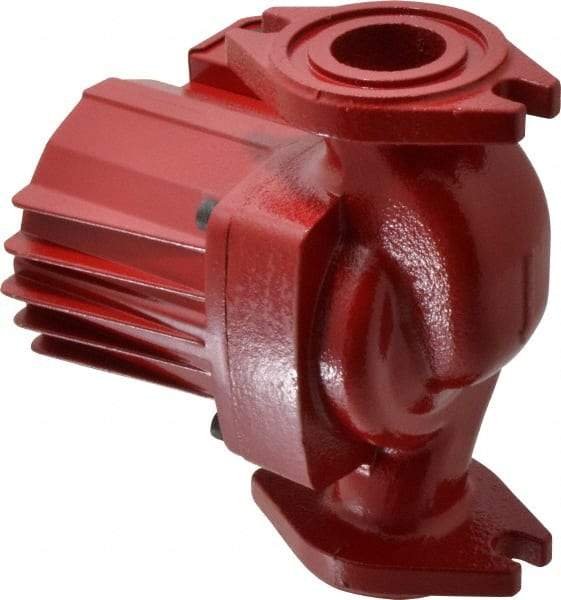 Bell & Gossett - 1/15 hp, 6-3/16" Long, 1 Phase, Cast Iron Housing, Noryl Impeller, Inline Circulator Pump - 115 Volt, 60 Hz, 6-3/8" Flange Width, Bell & Gossett Part No. 103350, 150 Max psi, ODP Motor - Apex Tool & Supply
