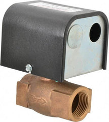 McDonnell & Miller - 150 psi, Brass Housing, General Purpose Flow Switch - 15 Flow Set Point, 1.5 to 15 GPM - Apex Tool & Supply