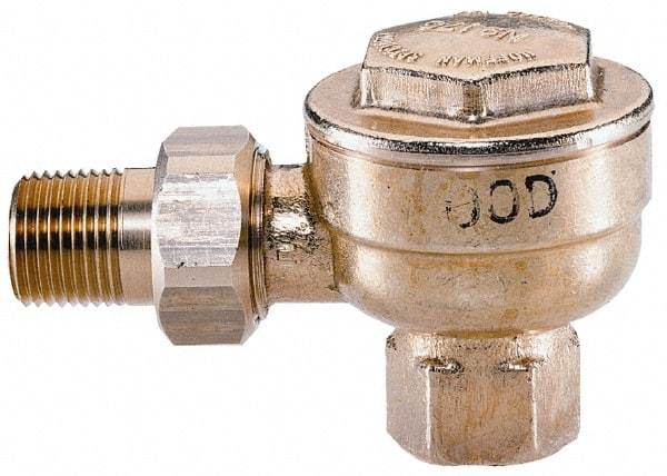 Hoffman Speciality - 1/2 Male" Pipe, Brass Thermostatic Steam Trap - 125 Max psi - Apex Tool & Supply