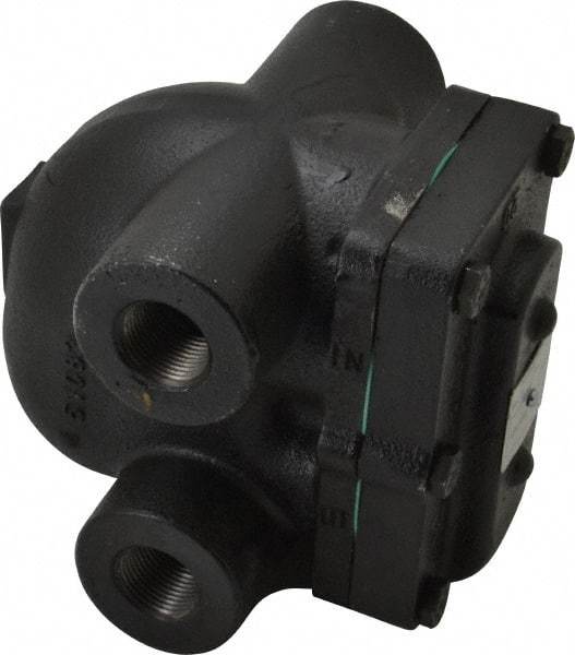 Hoffman Speciality - 3/4 Female" Pipe, Cast Iron Float & Thermostatic Steam Trap - 30 Max psi - Apex Tool & Supply