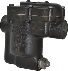 Hoffman Speciality - 1/2 Female" Pipe, Cast Iron Inverted Bucket Steam Trap - 125 Max psi - Apex Tool & Supply