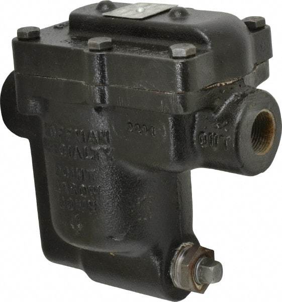 Hoffman Speciality - 3/4 Female" Pipe, Cast Iron Inverted Bucket Steam Trap - 125 Max psi - Apex Tool & Supply
