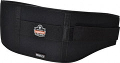 Ergodyne - Size XL, Hook & Loop, Nylon/Foam Belt - 38 to 42" Waist, 7-3/4" Wide, Lumbar Support, Black - Apex Tool & Supply