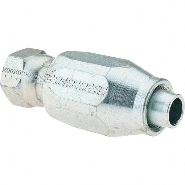 Eaton - 3/4-16 JIC, Reusable Hose Female Swivel Fitting - 1/2" Hose ID - Apex Tool & Supply