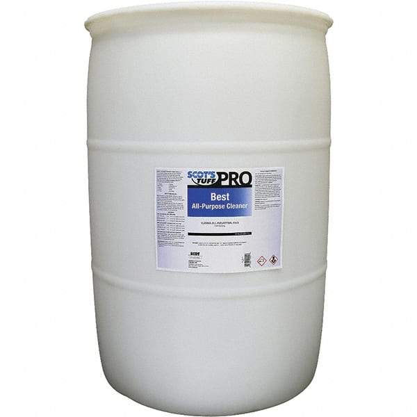 Scot's Tuff - 55 Gal Drum All-Purpose Cleaner - Liquid, Low Sudsing, Pleasant - Apex Tool & Supply