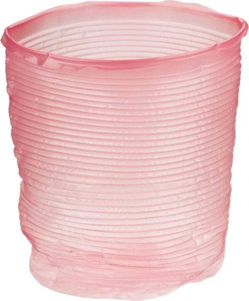 Made in USA - 55 Gal, 15 mil, LDPE/Antistatic Drum Liner - Rigid Accordion Liner - Apex Tool & Supply