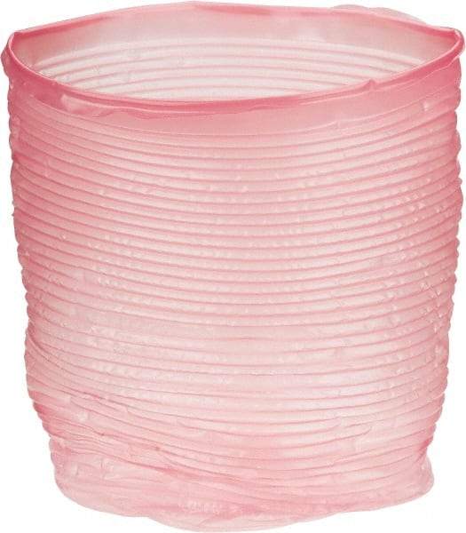 Made in USA - 55 Gal, 18 mil, LDPE/Antistatic Drum Liner - Rigid Accordion Liner - Apex Tool & Supply