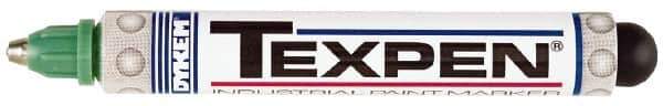 Dykem - Green Paint Marker - Medium Tip, Oil Based - Apex Tool & Supply