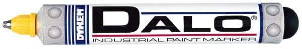 Dykem - Yellow Paint Marker - Medium Tip, Oil Based - Apex Tool & Supply