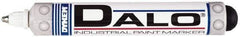 Dykem - White Paint Marker - Broad Tip, Oil Based - Apex Tool & Supply