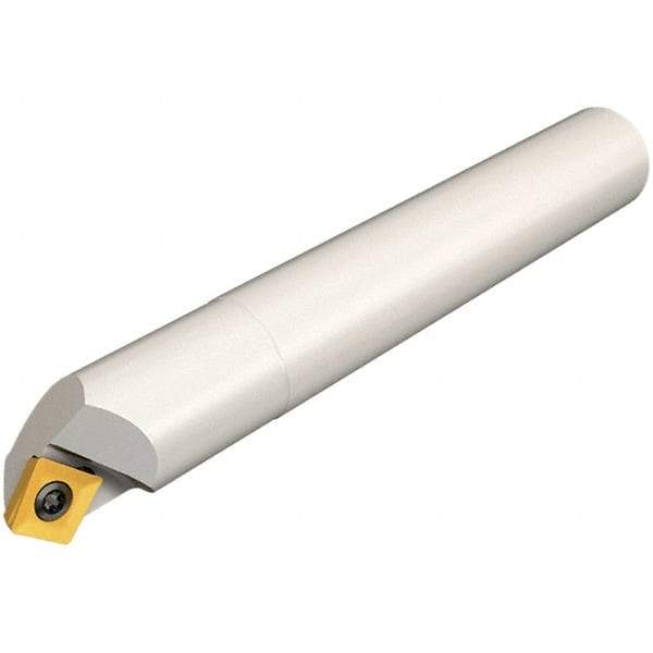 Iscar - 45° Lead Angle, 16.1mm Max Cut Diam, 8mm Min Cut Diam, 4mm Max Depth of Cut, Indexable Chamfer and Angle End Mill - 1 Insert, X/Q/SOMT-HQ Insert Style, 80mm Overall Length, Straight Shank - Apex Tool & Supply