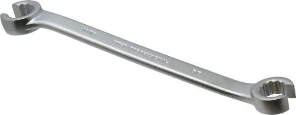 Proto - 5/8 x 11/16", Satin Finish, Open End Flare Nut Wrench - 12 Points, 8-3/4" OAL, Steel, Double End Head - Apex Tool & Supply