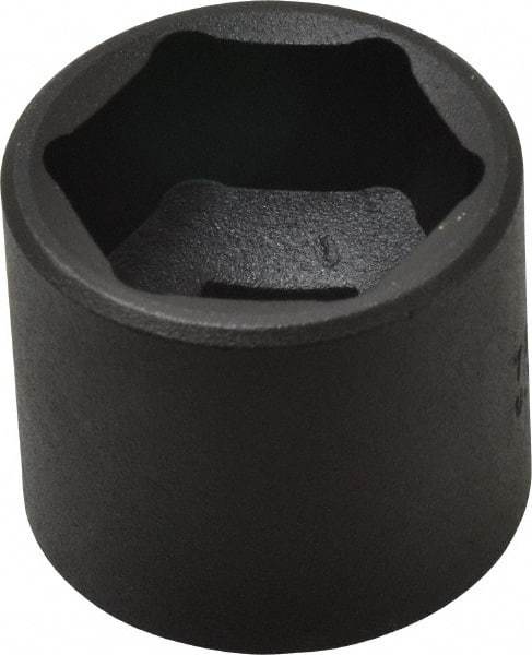 Proto - 3/8" Drive 24mm Standard Impact Socket - 6 Points, 1-3/32" OAL - Apex Tool & Supply