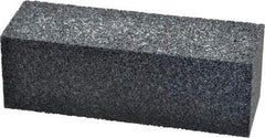 Made in USA - 6" Long x 2" Wide x 2" Thick, Silicon Carbide Sharpening Stone - Plain Rectangle, 24 Grit, Very Coarse Grade - Apex Tool & Supply