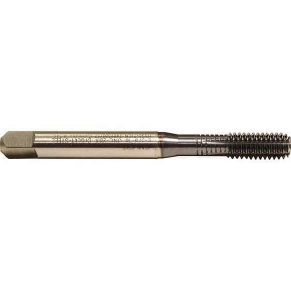 Emuge - 5/16-18 UNC 2BX Bottoming Thread Forming Tap - Cobalt, TiCN Finish, 3.543" OAL, 0.787" Thread Length, Right Hand Thread, Series Druck - Apex Tool & Supply