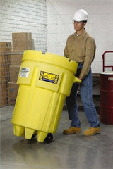 Enpac - Overpack & Salvage Drums Type: Salvage Drum w/Wheels Total Capacity (Gal.): 50.00 - Apex Tool & Supply