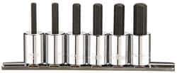 Paramount - 6 Piece 3/8" Drive Metric Hex Bit Socket Set - 4 to 10mm Hex - Apex Tool & Supply