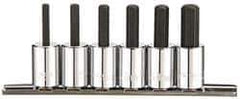 Paramount - 6 Piece 3/8" Drive Metric Hex Bit Socket Set - 4 to 10mm Hex - Apex Tool & Supply