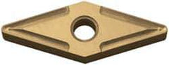 Kyocera - VNMG332 GP Grade PV90 Cermet Turning Insert - TiN Finish, 35° Diamond, 3/8" Inscr Circle, 3/16" Thick, 1/32" Corner Radius - Apex Tool & Supply