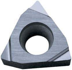 Kyocera - WBGT1.21.05 F Grade TN60 Cermet Turning Insert - TiCN/NbC Finish, 80° Trigon, 5/32" Inscr Circle, 1/16" Thick, 0.008" Corner Radius - Apex Tool & Supply