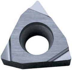Kyocera - WBGT1.21.05 F Grade TN60 Cermet Turning Insert - TiCN/NbC Finish, 80° Trigon, 5/32" Inscr Circle, 1/16" Thick, 0.008" Corner Radius - Apex Tool & Supply