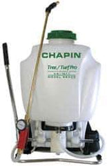 Chapin - 4 Gal Garden Backpack Sprayer - Reinforced Hose, Polyethylene Tank, For Industrial Applications - Apex Tool & Supply
