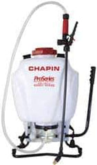 Chapin - 4 Gal Garden Backpack Sprayer - Reinforced Hose, Polyethylene Tank, For Industrial Applications - Apex Tool & Supply